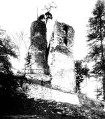 Ruine Hallenburg um 1900